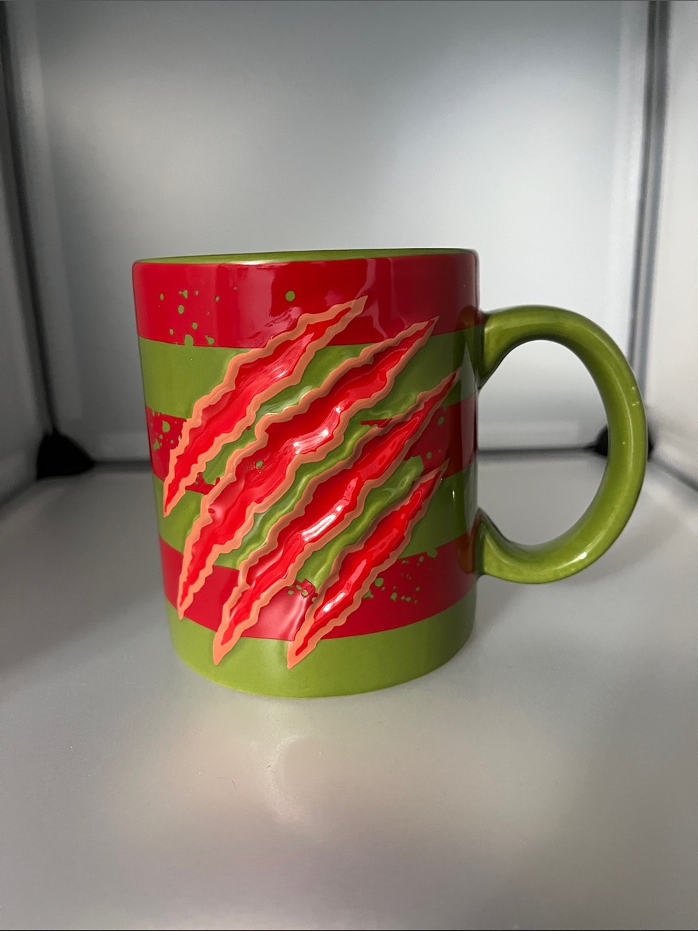 Nightmare on Elm Street Ceramic Mug with Claw Mark Design
